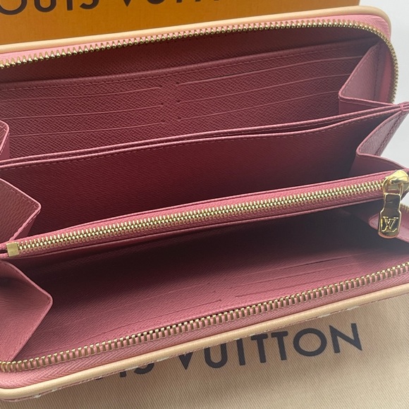 Louis Vuitton Jacquard Denim Monogram Long Round Zippy Wallet Limited Edition - Picture 11 of 16